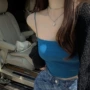 法式修身夏季外穿背心