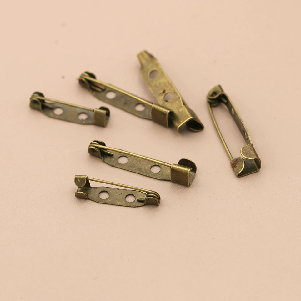 Бронзовая брошь diy аксессуар металлическая булавка ручной безопасности пряжка старый винтажный брошь