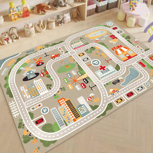 Floor mat reading area carpet bed side bedroom crawling mat bedroom room study desk living room computer chair cushion pad