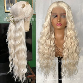 假发长卷发;长直发假发;真发假发