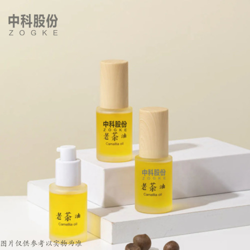 Popular online 20ml, 30ml, 40ml, 50ml cylindrical lotion bottles with flat shoulders and push-down dispensers—Camellia oil spray refill bottles available for wholesale