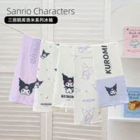 Sanrio, оригинальный авторизованный Kuromi, рукав для защиты от солнца, свободный ледяной шелк, широкая защита для рук, летняя милая мультяшная защита