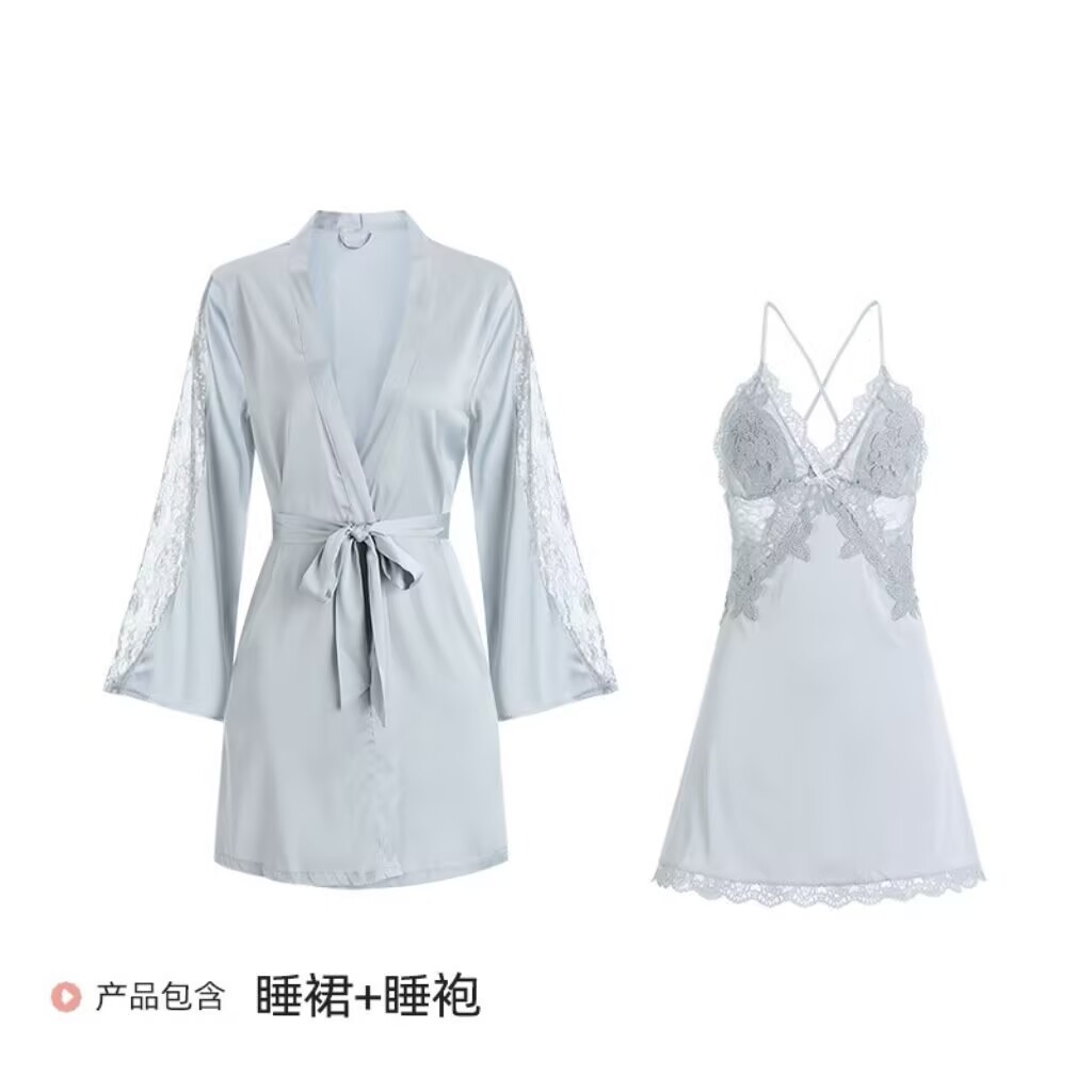 Azure top with cups, set