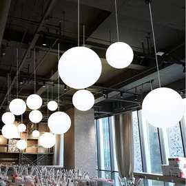餐厅吊灯户外创意led球形灯个性艺术房间装饰吸顶灯客厅氛围灯