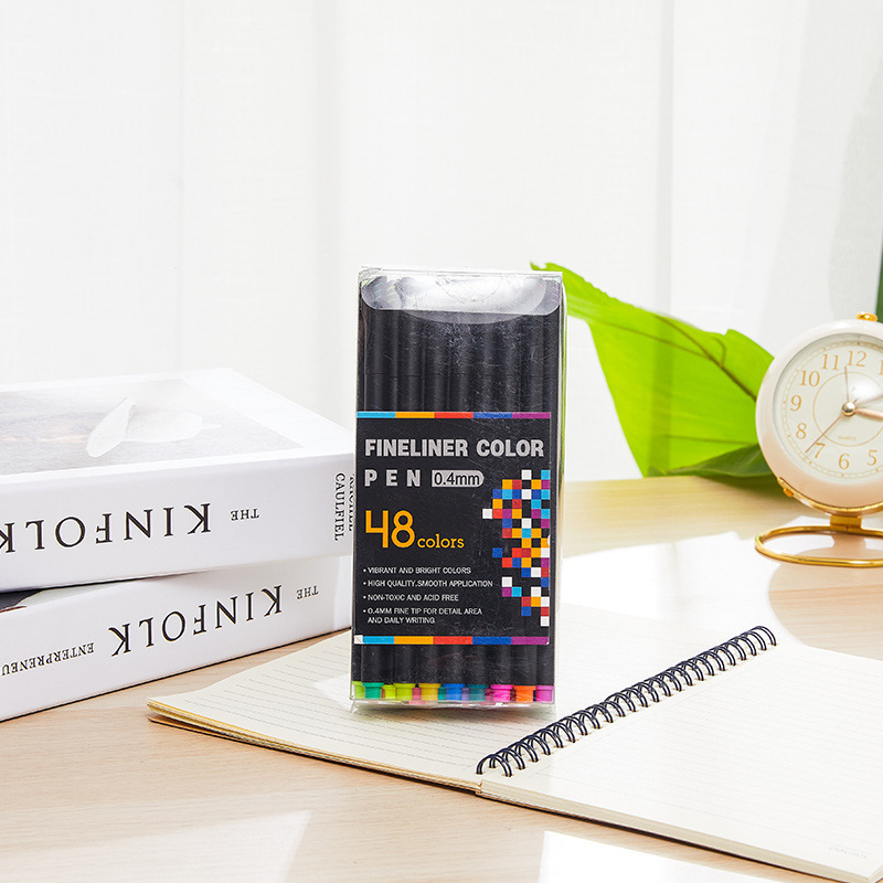 컬러 주사기 펜 48 색 세트