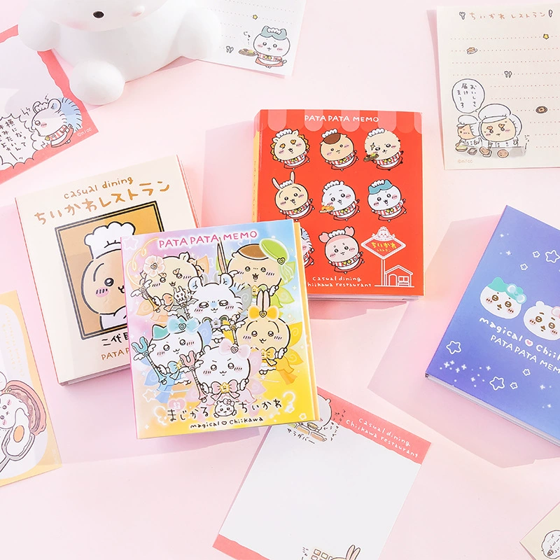 Chiikawa cartoon cute 40% off note this Japanese chiikawa message pad memo small notebook can be torn