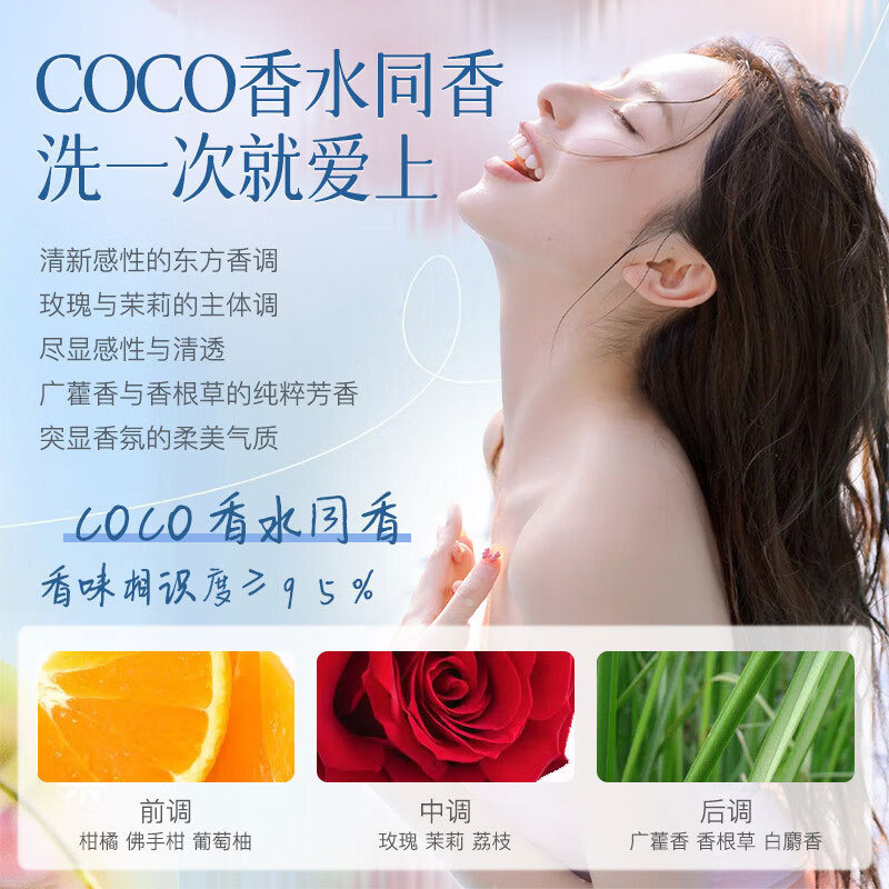 Coco香水アロマ入浴剤女性の持続的な香り72時間香体保湿潤い家庭服大容量|undefined