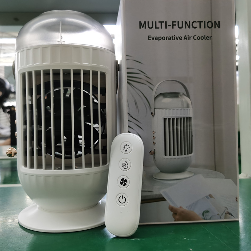 Ventilador de Escritorio con Humidificación por Pulverización 2024, Enfriador de Aire para Oficina y Hogar, Mini Ventilador de Agua Portátil