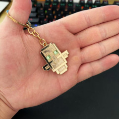 游戏动漫周边复活不死图腾金属钥匙扣挂件保命符书包挂饰吊坠