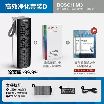 Odor and Formaldehyde Removal Car – Hava təmizləyiciləri - m3-usb-powered-version-efficient-purification-honeycomb-filter1aromatherapy2