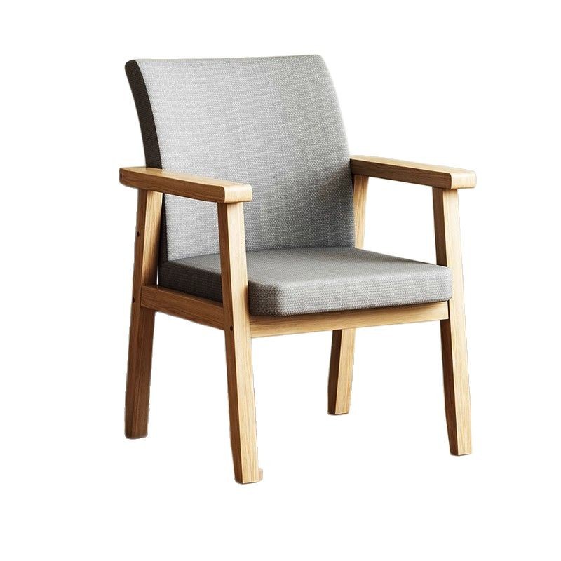 Silla de madera maciza silla de computadora silla de oficina silla de estudio silla de escritorio moderna simple silla de comedor con respaldo cómodo para el hogar