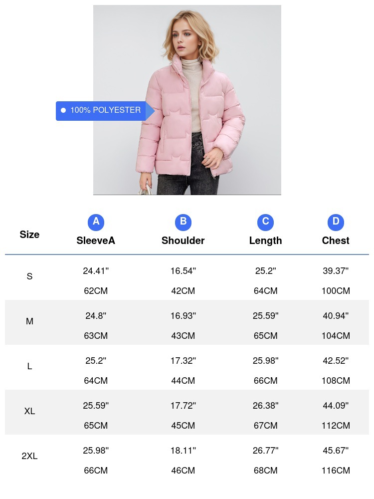 Veste courte en coton chaud ample et épaisse à la mode pour femme, style haut de gamme 2024_voghion.com