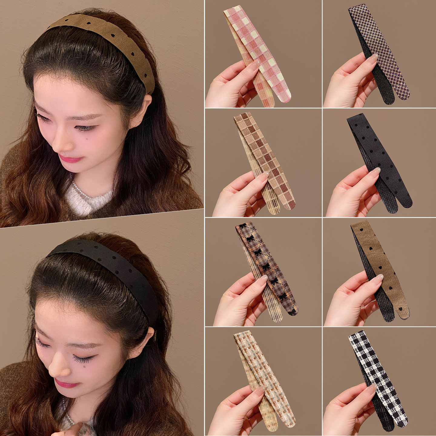 Magic Hairband for Tidying up Stray Hair, Stylish and Sweet Side Hairband for Washing Face, Bangs Hair Clip Accessory