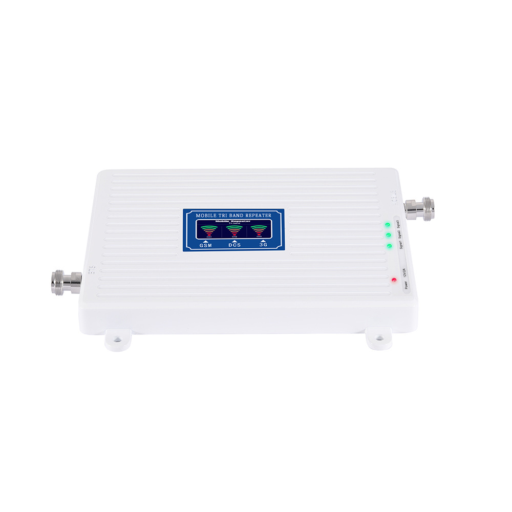 Receptor de señal de 900 / 1800 / 2100MHz universal para amplificador de señal de teléfono móvil 2G\ 3G\ 4G de tres bandas