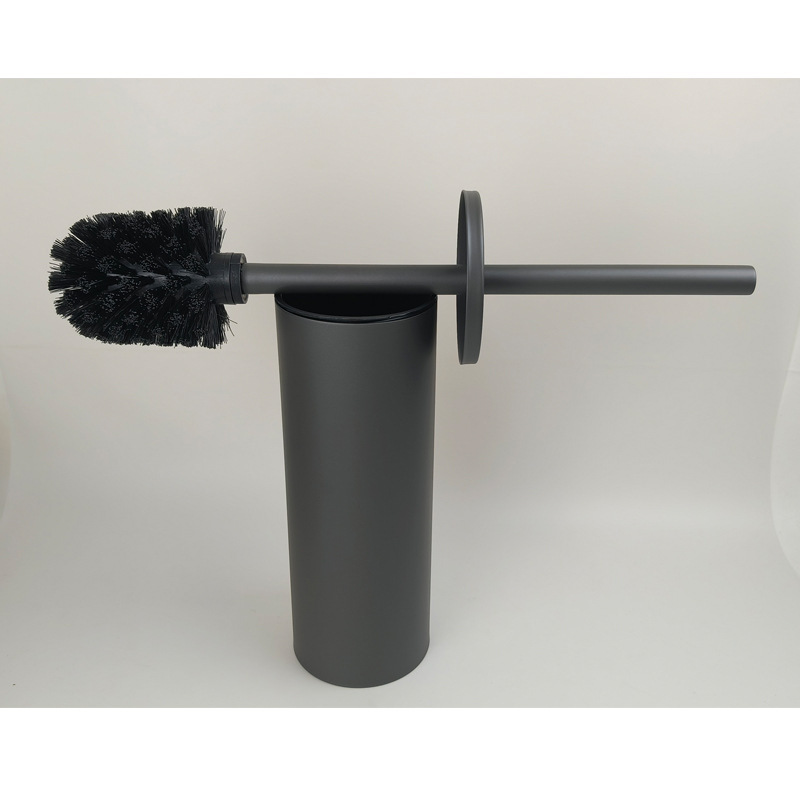 Baño para el hogar Juego de acero inoxidable Baño de pared de inodoro Cepillo de artefacto de limpieza de baño Rack de hotel transfronterizo