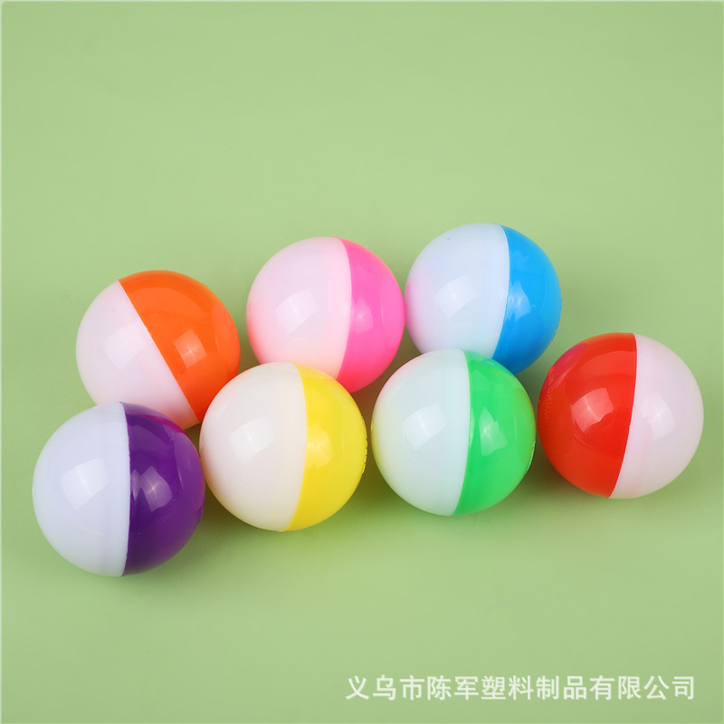 Cápsulas de Huevo para Sorteo 32mm 45mm 50mm 75mm 100mm de Plástico PP Multicolor, Redondo para Eventos y Fiestas