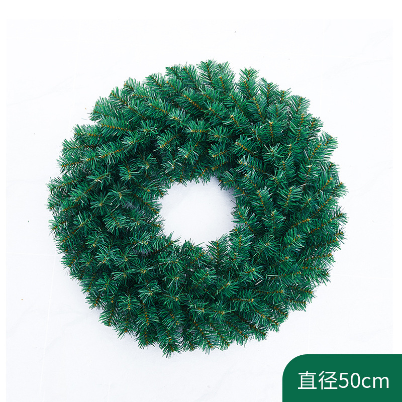 Guirnalda de Navidad ratán 40/50/60cm Guirnalda decorativa de Navidad Decoración de estilo caliente de Amazon Decoración de escena