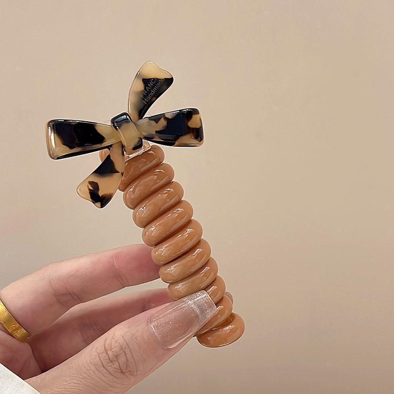 Línea telefónica trenzada transfronteriza, anillo para el cabello, perla, cabello trenzado recto, artefacto femenino, cola de caballo alta, burbuja, cabello trenzado, cuerda, accesorios para el cabello