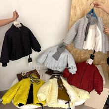 韩系兔毛外套棉服初壹服饰2025冬新款儿童时尚休闲保暖外套上衣潮