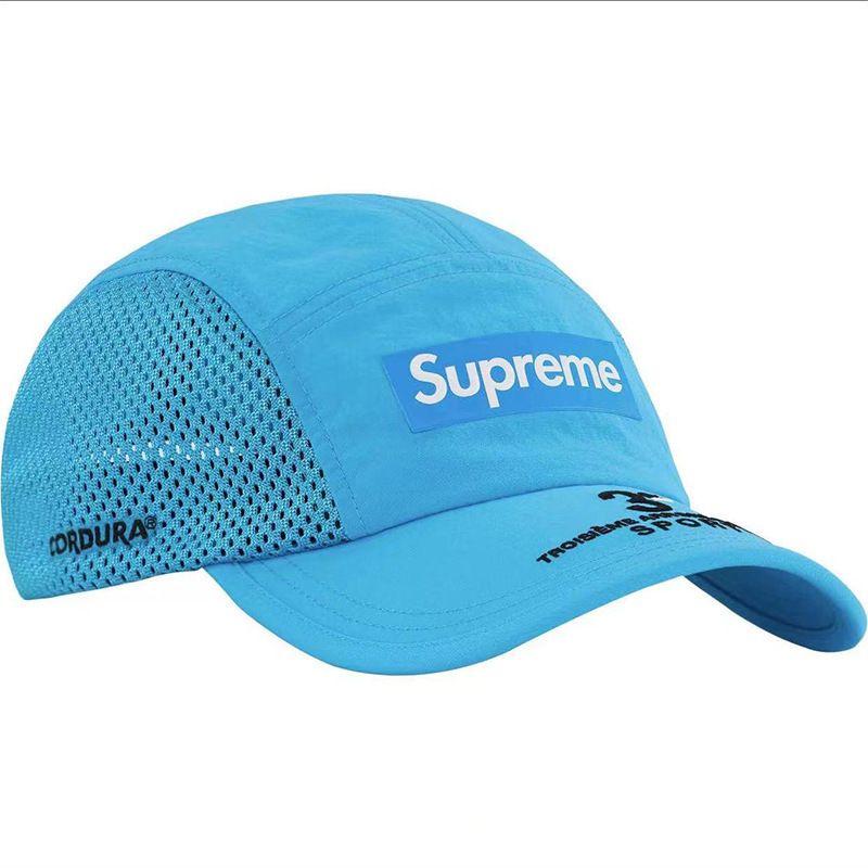 23SS Ventile Camp Cap联名防水棉鸭舌帽棒球帽拼色SUEDE VISOR S|undefined