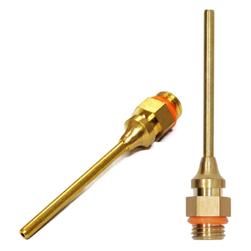Boquilla de pistola de pegamento de fusión en caliente 1,5x70mm boquilla de pistola de fusión en caliente agujero fino boquilla de pistola de pegamento alargado