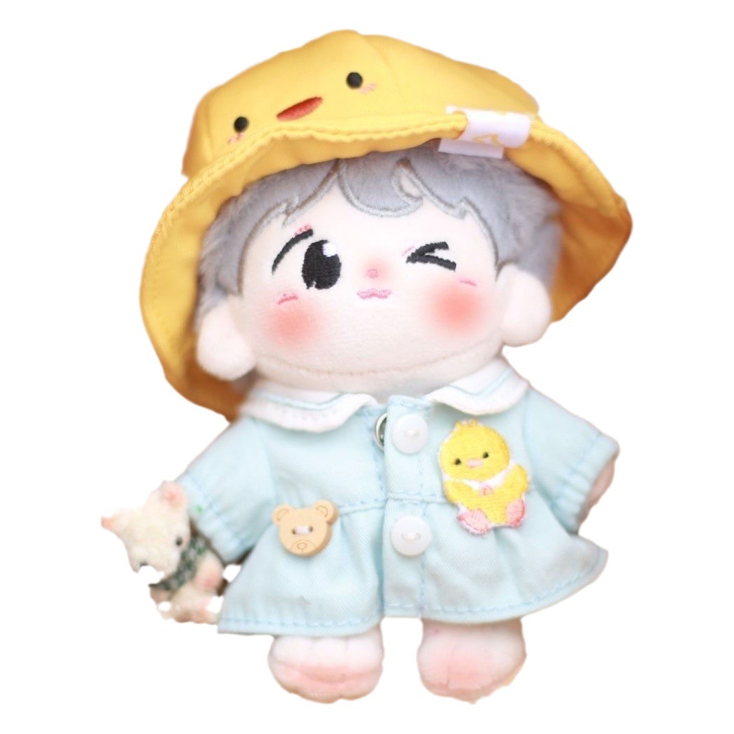 Free shipping 10cm doll clothes 10cm cotton doll no attribute spring kindergarten suit cute doll clothes