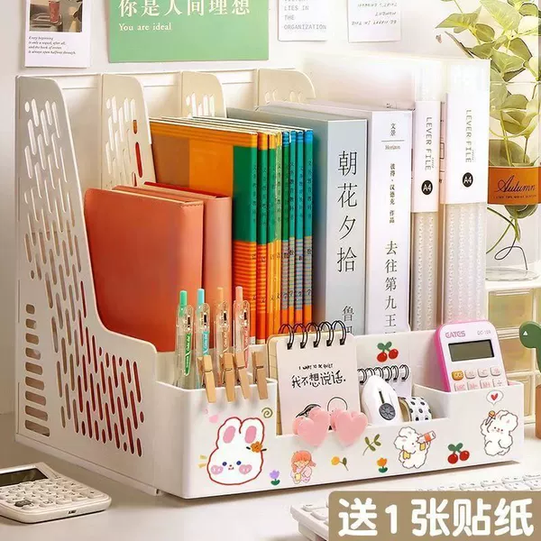 Pens holder, sticker, ivory