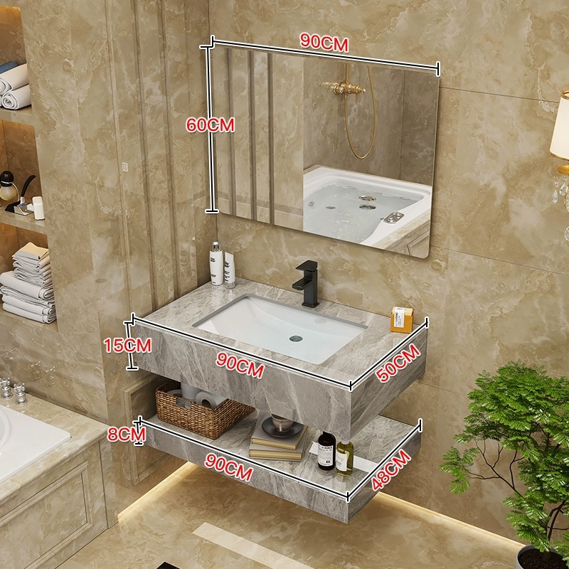 0.9 Cuenca de cerámica de dos capas de placa de roca de arroz Espejo cuadrado común