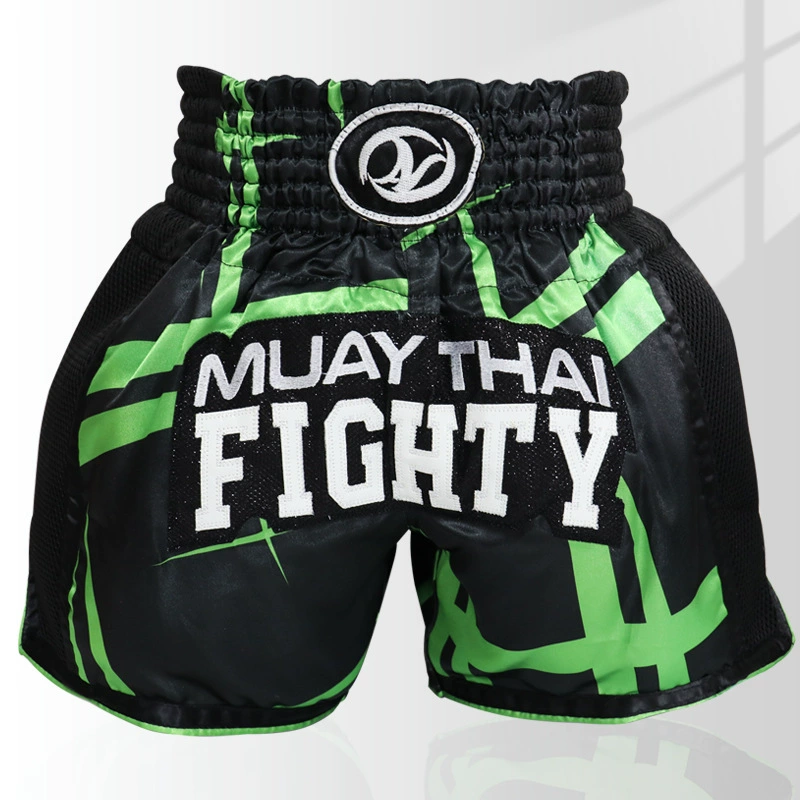 Boxing Training Shorts, Muay Thai Style, Satin Finish, Sizes XXXS(110)–XXXXL(200)