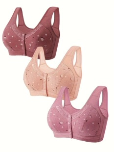 Z 11791 Front Hook Soft Cotton Vest Style Bra ǰ��ܛ������
