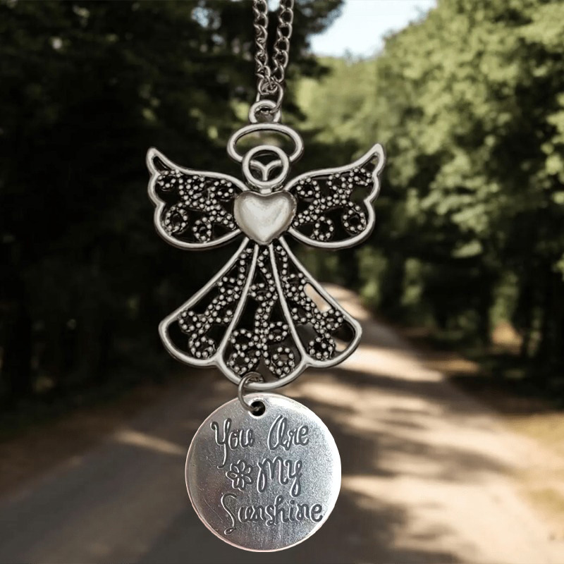 Temu Aliexpress Shein Retro Amazon Foreign Trade Hot-Selling Car Hanging Ornaments Angel Keychain Pendant