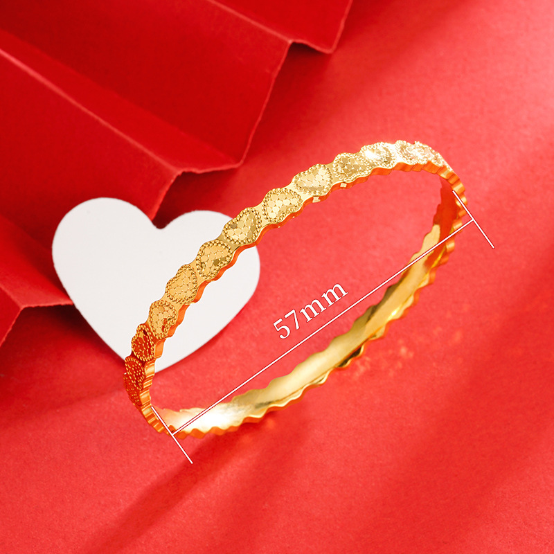 Arena oro flash dragón escala pulsera para las mujeres todo fósforo nicho imitación oro cobre pulsera no se desvanece durante mucho tiempo accesorios nueva pulsera antigua