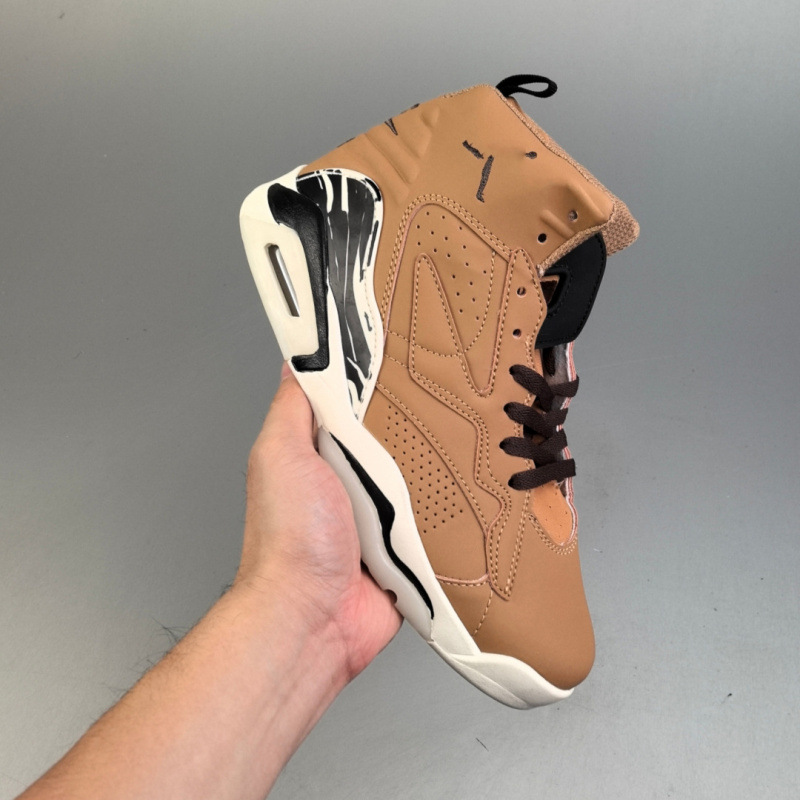 Comercio exterior J puro original Pumpman MVP zapatos de baloncesto para hombres zapatos deportivos casuales para mujeres AJ6 con suela gruesa almohadilla de aire zapatos de moda
