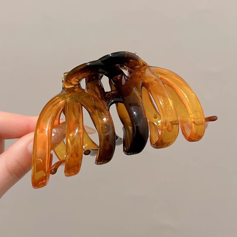 Clip de cabello de alta sensación de gran tamaño para mujeres más agarrar clip de cabello de tiburón en la parte posterior de la cabeza de los productos al por mayor