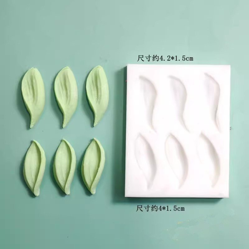 Decoración de pastel del día del maestro en línea de color red raspador flor molde de silicona amor tarjeta en forma de corazón horneado inserto