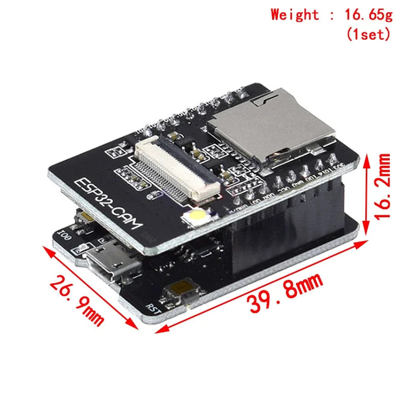 WiFi bluetoothモジュールESP32シリアル転送WiFi/カメラ/ESP32-CAM開発ボードテストボード|undefined