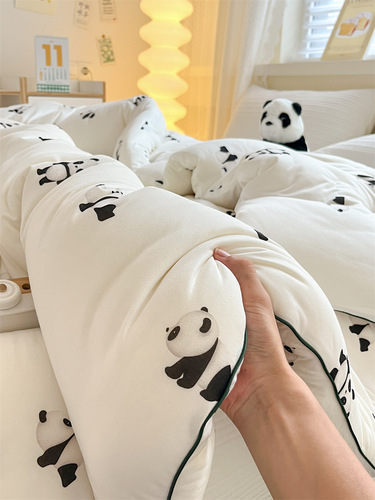 Baby-grade milk knitted winter quilt, small fresh and soft soybean quilt, dormitory single student air-conditioned quilt, spring and autumn quilt