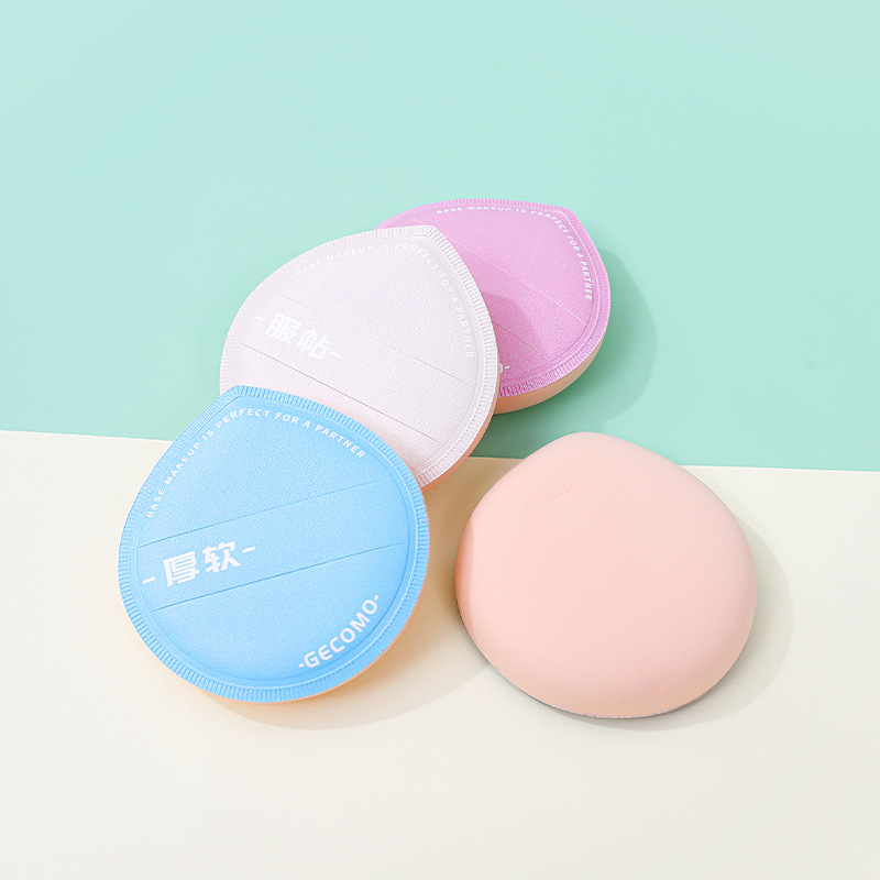 Fábrica de algodón personalizado amasar polvo de polvo no comer polvo seco y húmedo de doble uso de opacificación gota de agua esponja cojín de aire triángulo polvo de polvo