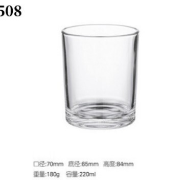 厂家批发蜡烛杯透明玻璃容器香薰空杯卧室浪漫烛台摆件玻璃杯|undefined