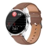 09 Blood glucose meter silver brown leather strap (wireless charging)