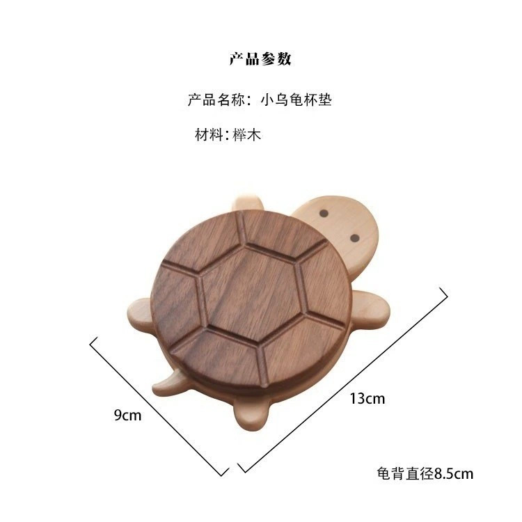 Negro nogal Caracol de dibujos animados descompresión creativa taza de té decoración estera de aislamiento taza de café de la montaña al por mayor