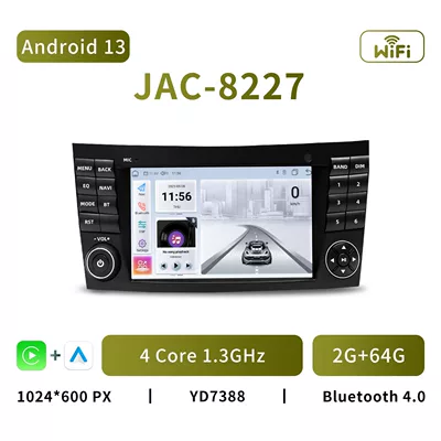 Suitable for Mercedes-Benz W211 DVD Navigation - 8227-android-13-4-core-2g64g-7inch