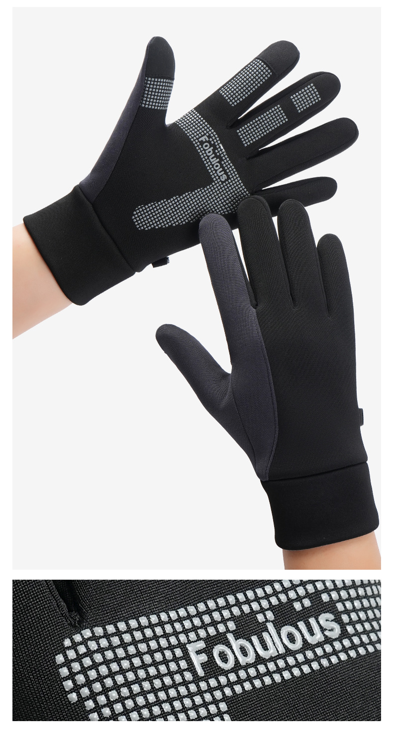 Winter Herren Handschuhe Wasserdicht Touchscreen Rutschfest_voghion.com