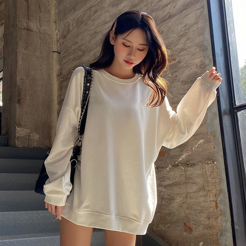 Camiseta negra delgada americana para mujeres nueva primavera y otoño nicho suelto chaqueta de manga larga camiseta de vestir