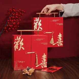 Chinese Accompanying Ceremony Female Bridesmaid Wedding High-end Practical Wedding Niche High-end Gift Box Wedding Banquet Gift Box Empty Box