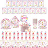 Spot Butterfly Butterfly Birthday Party Products Paper Paper Cup Disposable Table Baba Cake Account