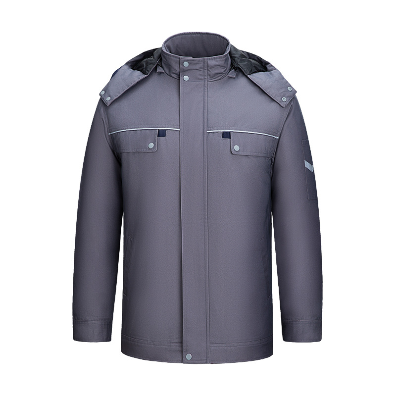 Invierno chaqueta de algodón de invierno protección laboral ropa de fábrica chaqueta hombre sucia resistencia al desgaste ropa de algodón gruesa personalizada