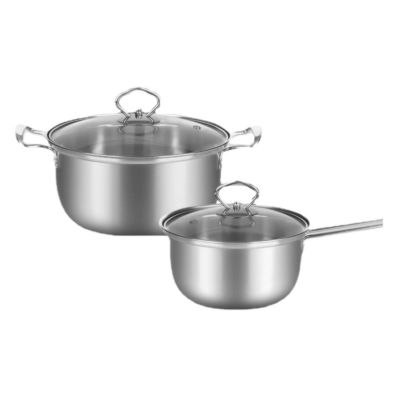 Горшок для молока из нержавеющей стали горшок для супа горшок для горячего молока дополнительный горшок для еды Снежная сковорода рекламный банк страховая деятельность подарок