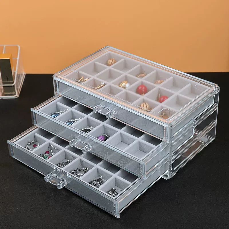 Universal storage system, storage box, earrings, bracelet, handheld necklace, stand
