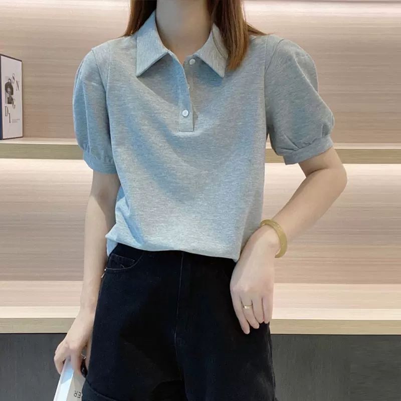 半袖tシャツ夏の通勤はシンプルでファッション的でゆったりしています。|undefined